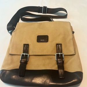 Used Tumi over the shoulder, crossbody bag